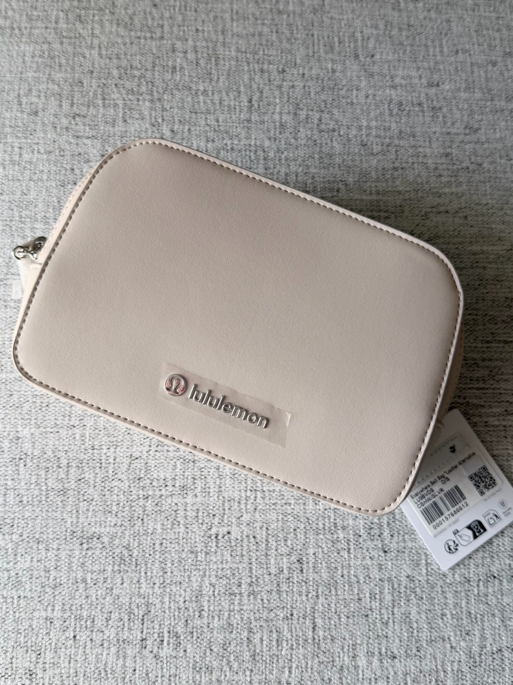 Everywhere Belt Bag 1L Leather Alternative in the color Cashew/Silver